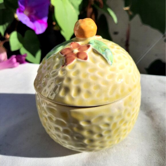 Vintage KSP England Ceramic Honey Pot Marmalade Preserves Jar 1970s - Picture 2 of 6